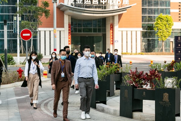 安腾集团董事长许清水一行莅临南湾投资指导工作